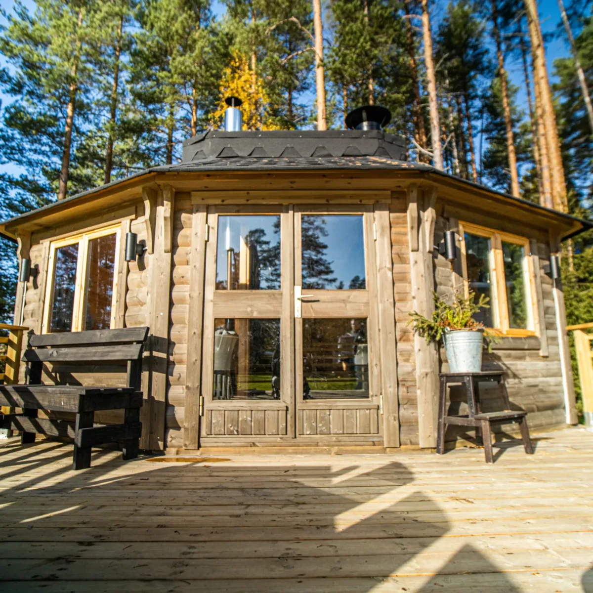 Grillkåta med bastu Maximus 15